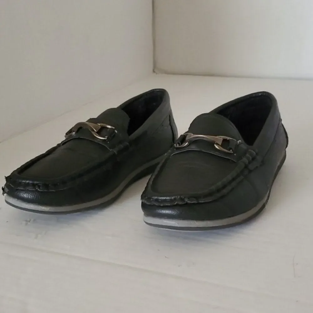 Stellaelva Boys Loafer Shoes Loafers Slip On Black Kids Youth Boy Size 13